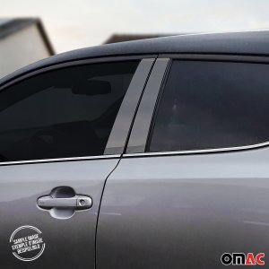 MINI COOPER COUNTRYMAN Pillar Trims - Omac - S.Steel - Gloss Dark - '10-'16